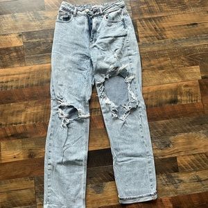 Pacsun Lightwash Ripped 90s Boyfriend Jeans